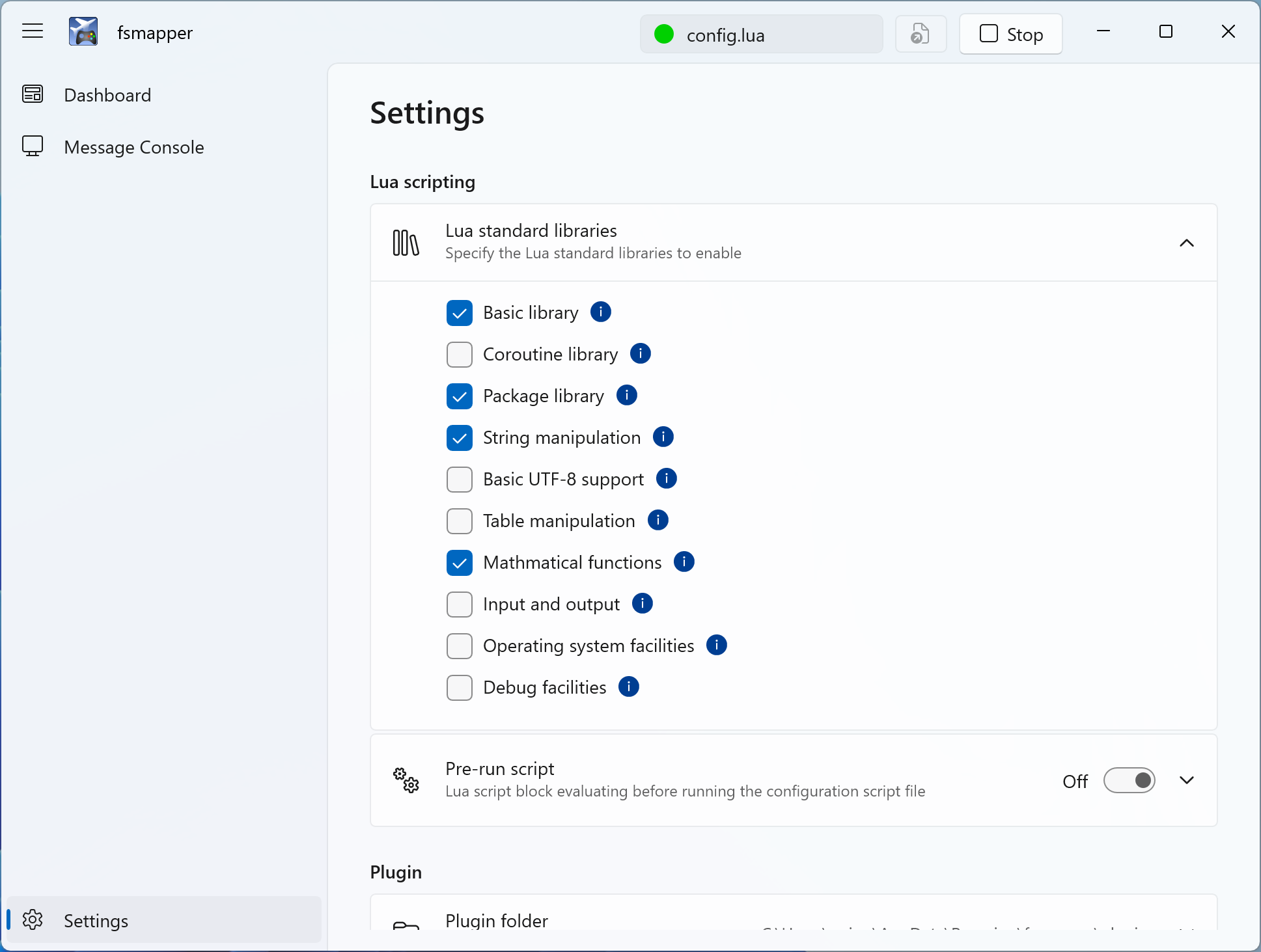 How to specify which library is enabled